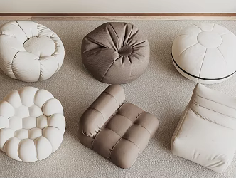 Modern Lazy Sofa 3d model