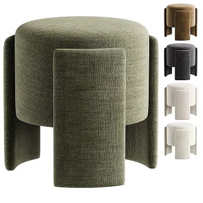 Modern Upholstered Shoe Bench With Multiple Color Options For Home Entryway 3d model