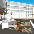 elementary school model 3d model
