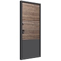 Atlantic modern wooden door 18 3d model