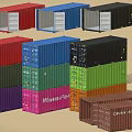 Container 3d model