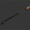 Industrial Equipment Long Pole Electric Pole Saw With Orange Components For Efficient Branch Trimming