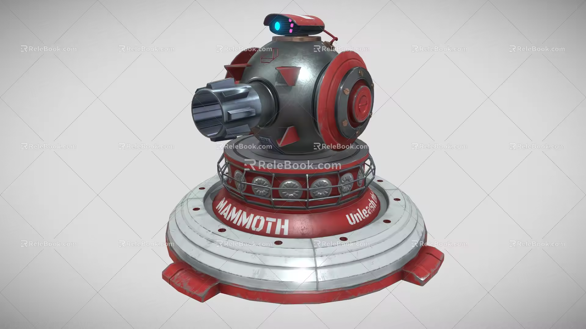 Sci-fi Turret Sci-fi Turret Sci-fi Cannon Sci-fi Cannon Future Weapon High-tech Low Face Number Low Model Simple Model Game Movie and TV Level Super Realistic 3d model