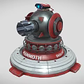 Sci-fi Turret Sci-fi Turret Sci-fi Cannon Sci-fi Cannon Future Weapon High-tech Low Face Number Low Model Simple Model Game Movie and TV Level Super Realistic 3d model