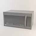 LG Brand Modern Kitchen Microwave Appliance With Control Panel And Glass Door