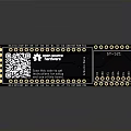 MOON AUTO Electronic Module With QR Code And UF254 Model Identification 3d model