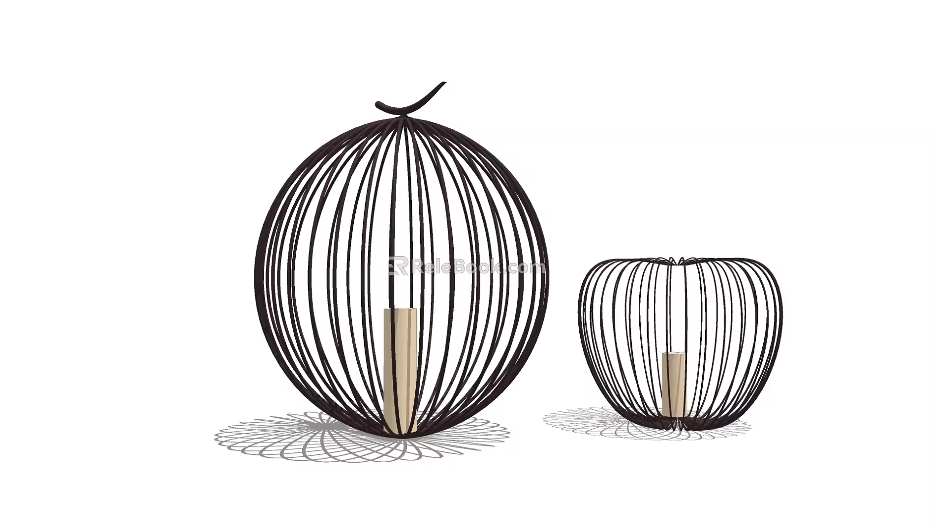 Candlestick lamp 3d model