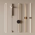 Modern Minimalist Wall Lamps With Sleek Linear Designs And Metallic Accents