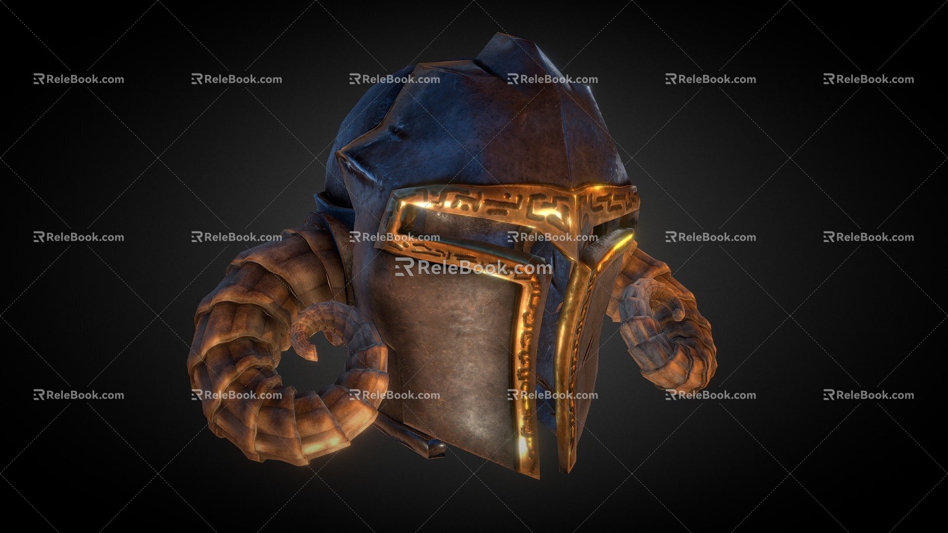 Horn Helmet 3d model