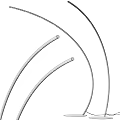 Modern Arc Floor Lamp With Sleek Metal Design And LED Lighting
