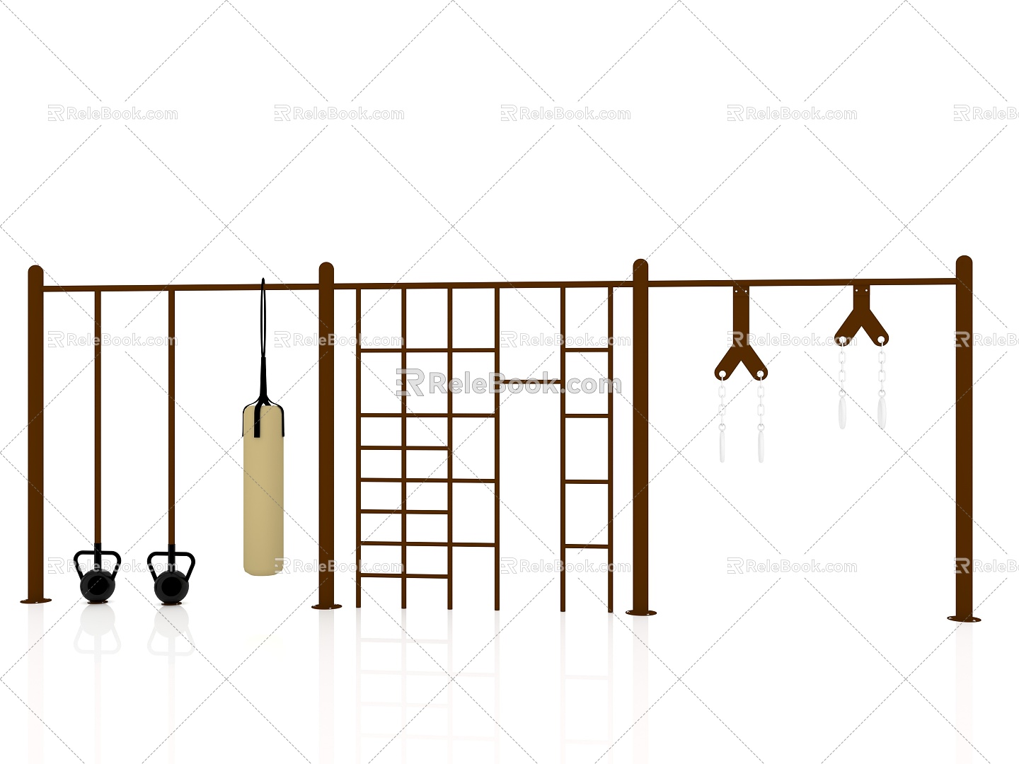 Physical Climbing Outdoor Climbing Field Climbing Climbing Rack Amusement Equipment 3d model