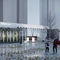 Modern Gate 3d model