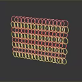 Steel Wire Mesh Anti-penetration Mesh Protective Mesh Wire Fence Wire Fence Anti-turnover Mesh Wire Mesh Wire 3d model
