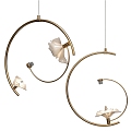 Magnolia chandelier creative chandelier 3d model