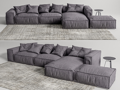 Modern corner sofa multiplayer corner sofa model