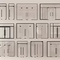 Detailed Collection Of Swing Door Designs With Various Structural And Styling Features