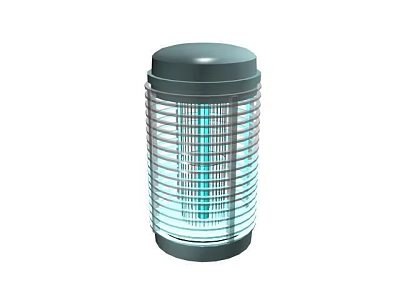 Decorative Ceramic Vessel With Green Top And Transparent Striped Design For Home Decor 3d model