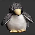 Cute Penguin Shaped Kids Chair With Soft Plush Material For Nursery