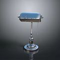 Vintage Silver Desk Telephone With Stand Base Receiver And Hanging Cord