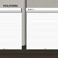 POLIFORM Smart Roller Cabinets With Intelligent AVL White Design Wooden Wall Floor Interior