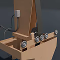 Vertical Industrial Equipment With Motorized Drive Unit Mechanical Arm And Control Box