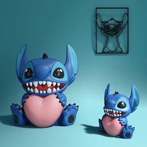 Modern Doll Cartoon Stiller Ornaments 3d model