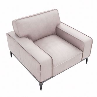 Modern Single Sofa 3d model