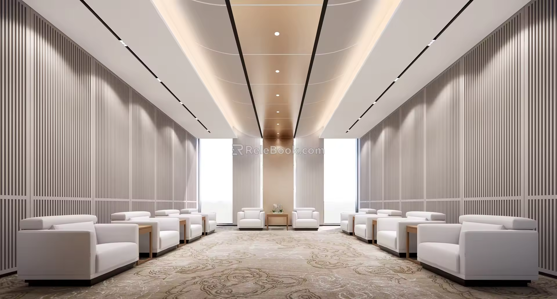 Modern Reception Room 3d model