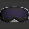 Modern White Virtual Reality Headset With Black Lenses And Comfortable Strap