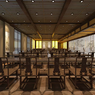 New Chinese Conference Room 3d model New Chinese Conference Room 3d model