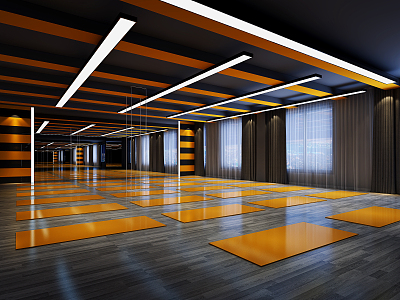 INDUSTRIAL LOFT GYM 3d model