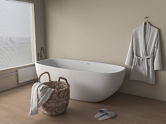 Modern Bathtub Tub 3d model