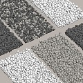 Cobblestone Gravel Courtyard Gravel Paving Gravel 3d model