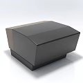 Modern Irregular Shape Sofa With Dark And Light Color Sleek Geometric Design