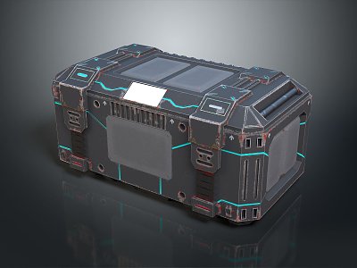 Science Fiction Box Science Fiction Box Military Box Password Box Military Supplies Science Fiction Supplies Science Fiction Password Box 3d model