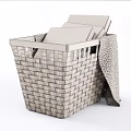 Storage Baskets with Multiple Colors Woven Design for Organizing Magazines and Household Items