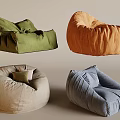 Lazy Sofa Bean Bag Sofa Sandbag Sofa Casual Sofa Single Sofa 3d model