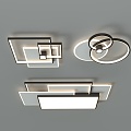 Modern minimalist living room bedroom ceiling lamp e-commerce explosion ceiling lamp package 3d model