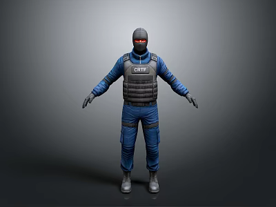 Special Forces Special Forces Special Army Special Warriors Quick Response Force Soldier Warrior Soldier Character Game Character Game Role 3d model