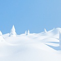 Modern Snow Winter Snow Enterprise Commercial 3d model