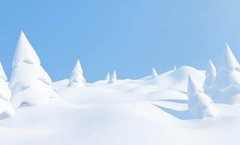 Modern Snow Winter Snow Enterprise Commercial 3d model