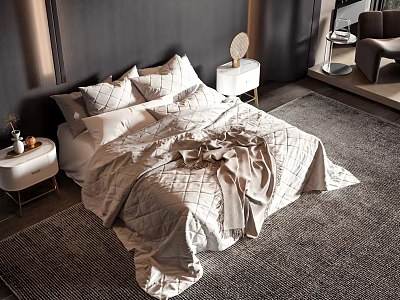 Nordic style commodity bed