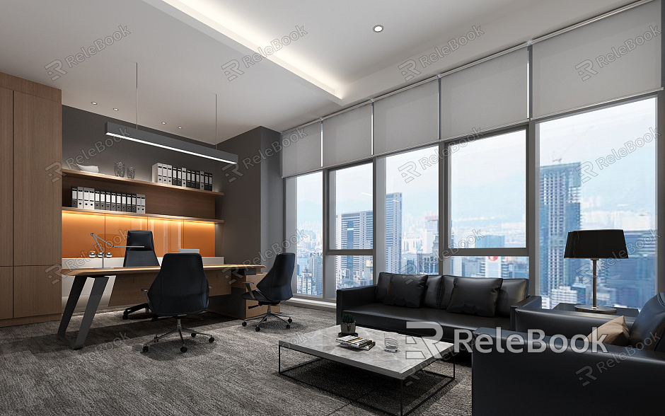 Modern Office Manager Room model