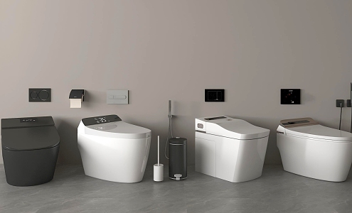 Modern Toilet Smart Toilet 3d model