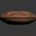 Copper Colored Circular Aerospace Object With Lunar Surface Like Holes For Space Exploration