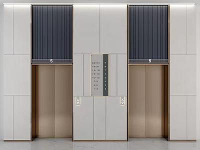 Modern Elevator 3d model