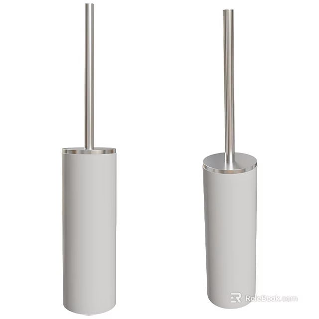 Stylish White Inflatable Column Decorations With Metal Poles For Event Displays 3d model 