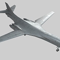 PBR American B1B Lancer supersonic bomber B1B Lancer 3d model