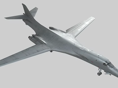 Silver Fighter Jet Featuring Sleek Aerodynamic Design Long Fuselage Extended Wings and Powerful Engines 3d model