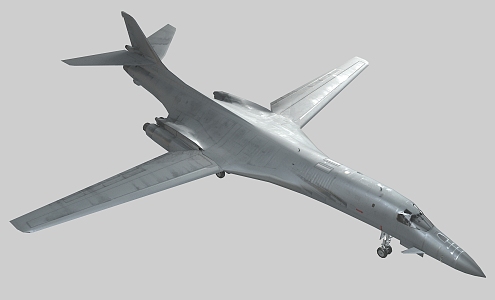 PBR American B1B Lancer supersonic bomber B1B Lancer 3d model